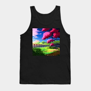 Anime Style Landscape Tank Top